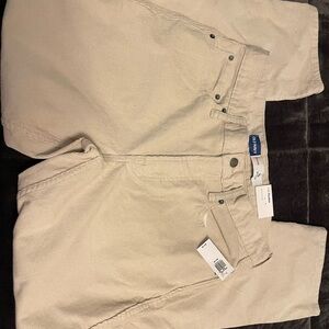 NWT Old Navy Men's 30x30 Cream Courdory Pants